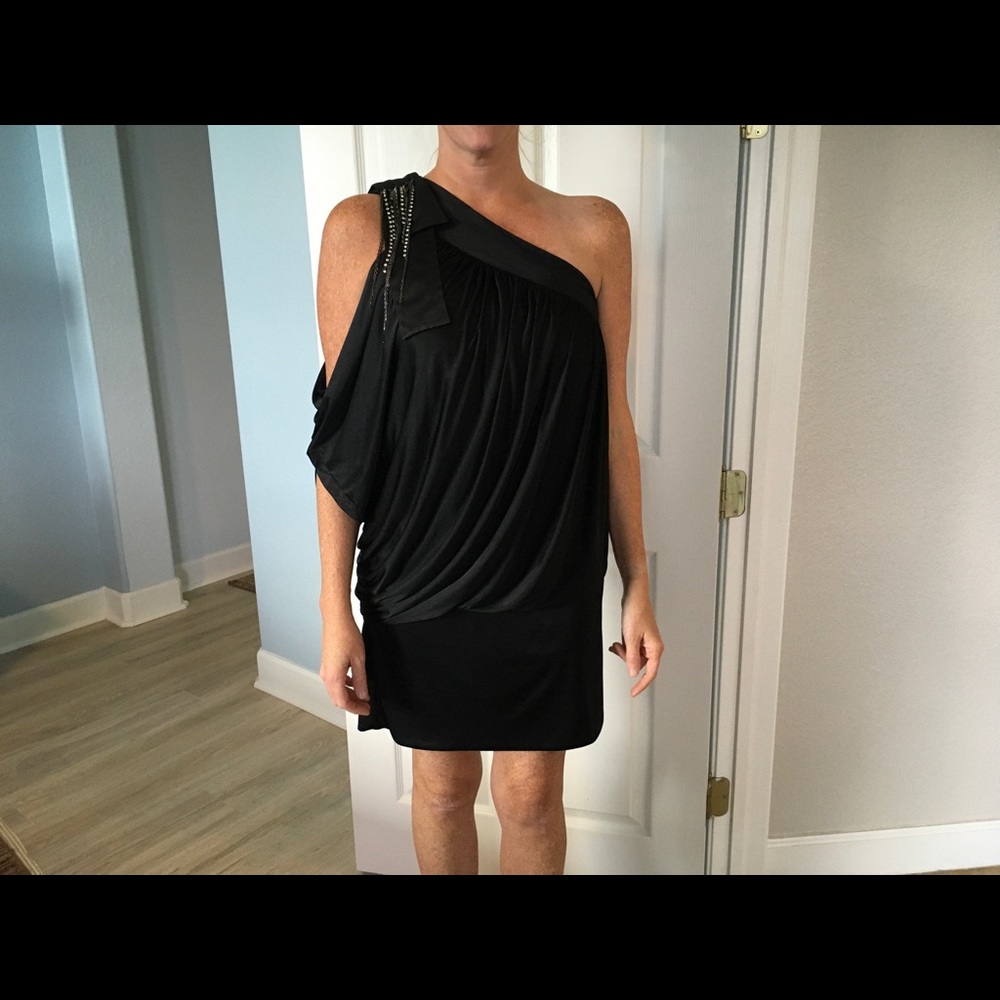 Robert Rodriguez little black dress.